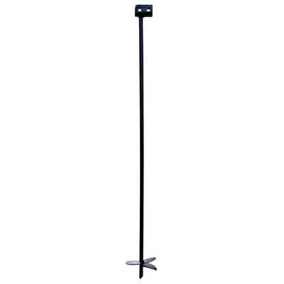 Tie Down 6 In. x 48 In. Black Iron Double Head Earth Anchor