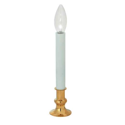 J Hofert Brass Incandescent Electric Candle with Sensor