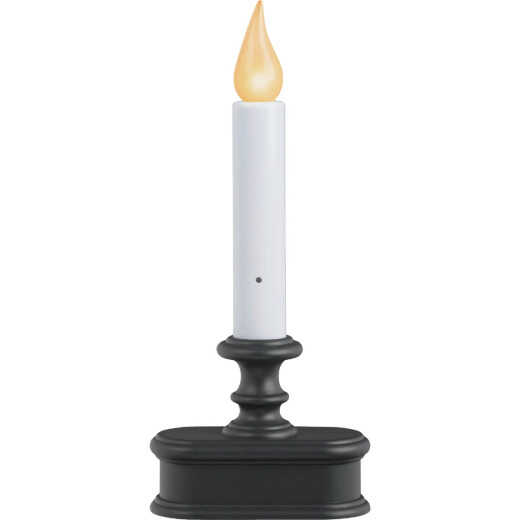Xodus 3.5 In. W. x 8.5 In. H. x 2 In. D. Aged Bronze Flickering LED Battery Operated Candle